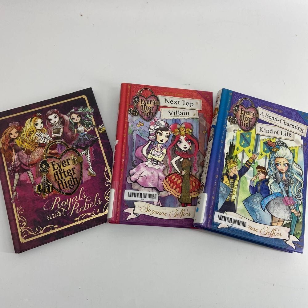Ever After high 3 Book Set 1, 3, & special